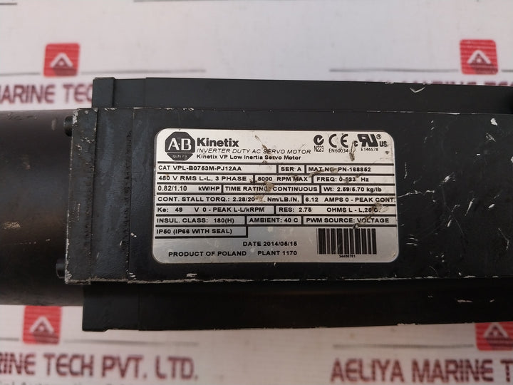 Allen-bradley Vpl-b0753M-pj12Aa Stepper Motor