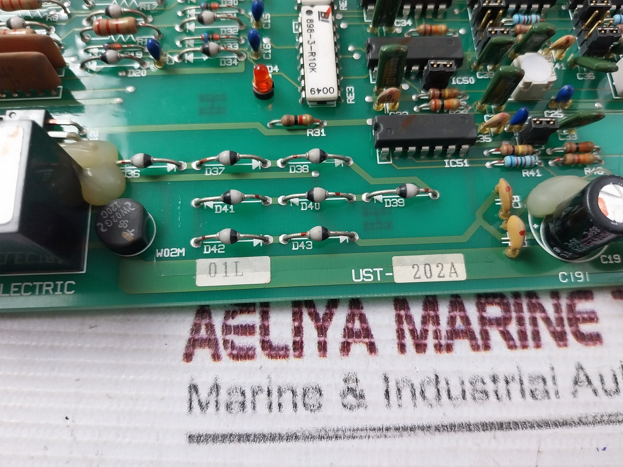 Uzushio Electric Ust-202A Printed Circuit Board 1307B