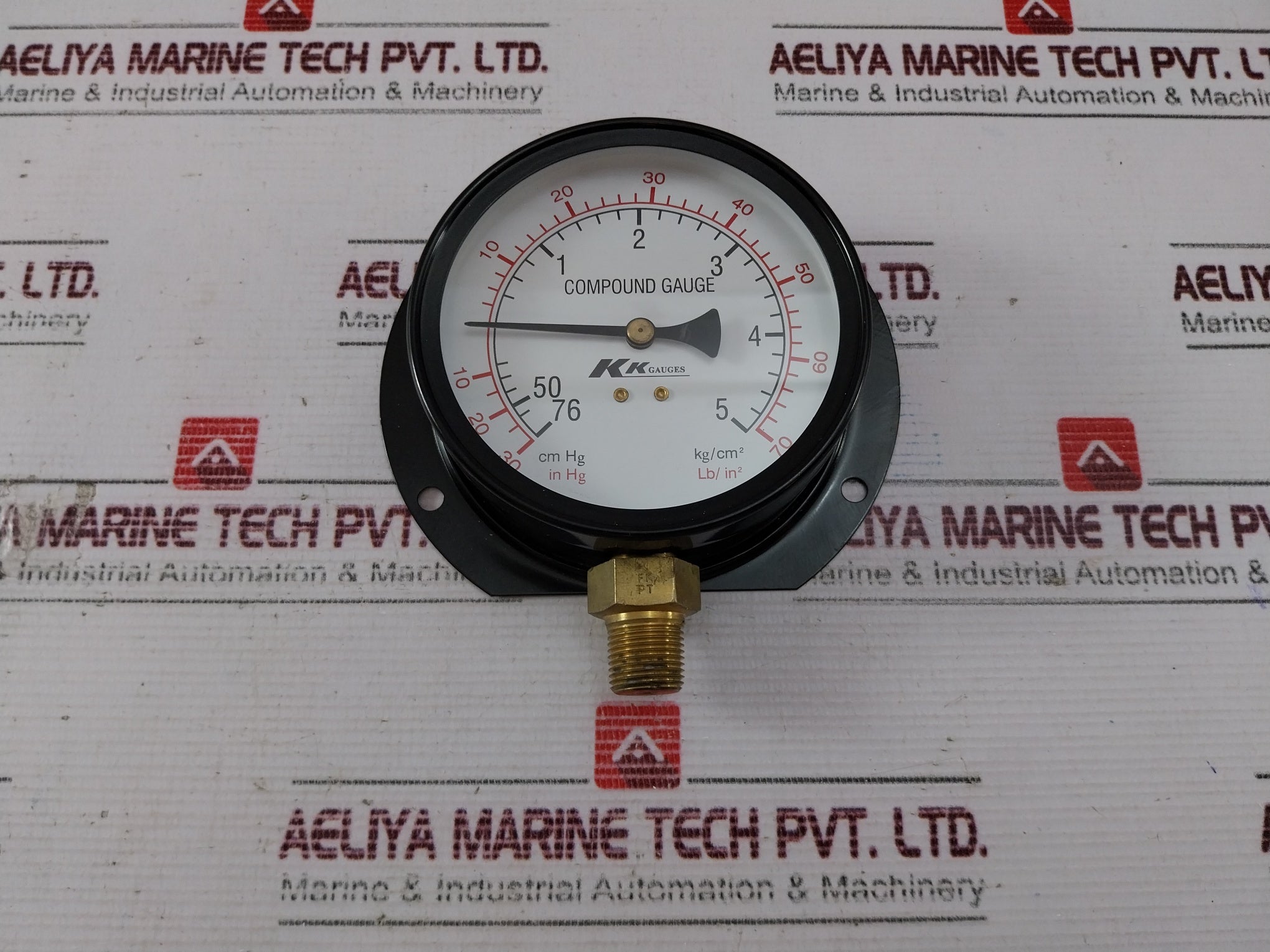 Kk Gauges 100-c-b 028 Compound Gauge 3/8pt