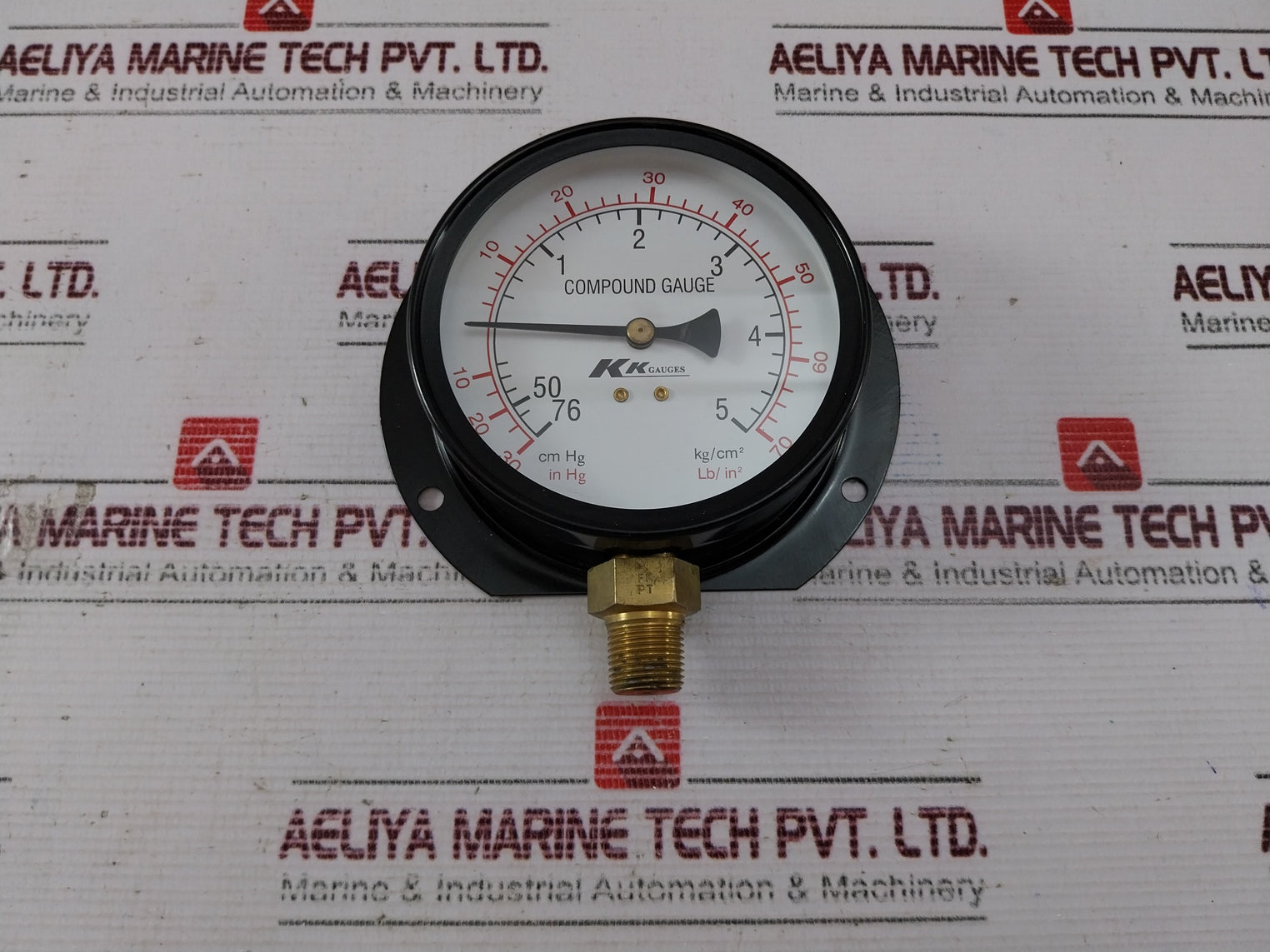 Kk Gauges 100-c-b 028 Compound Gauge 3/8pt