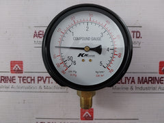 Kk Gauges 100-c-b 028 Compound Gauge 3/8pt