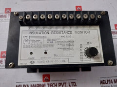 Toyo Keiki Is-3 Insulation Resistance Monitor