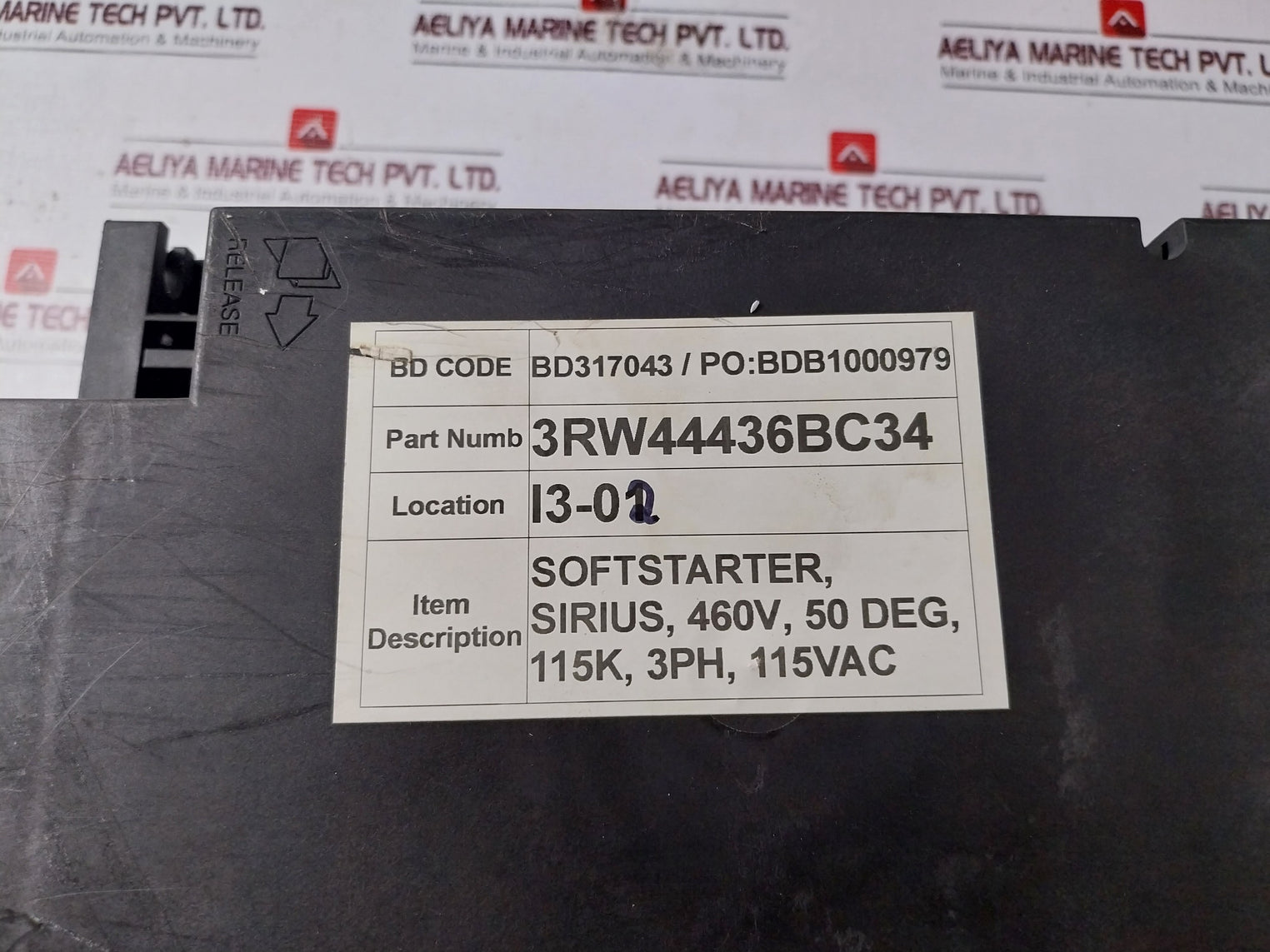 Siemens 3RW4443-6BC34 SIRIUS Soft Starter 115V 50-60Hz IP00