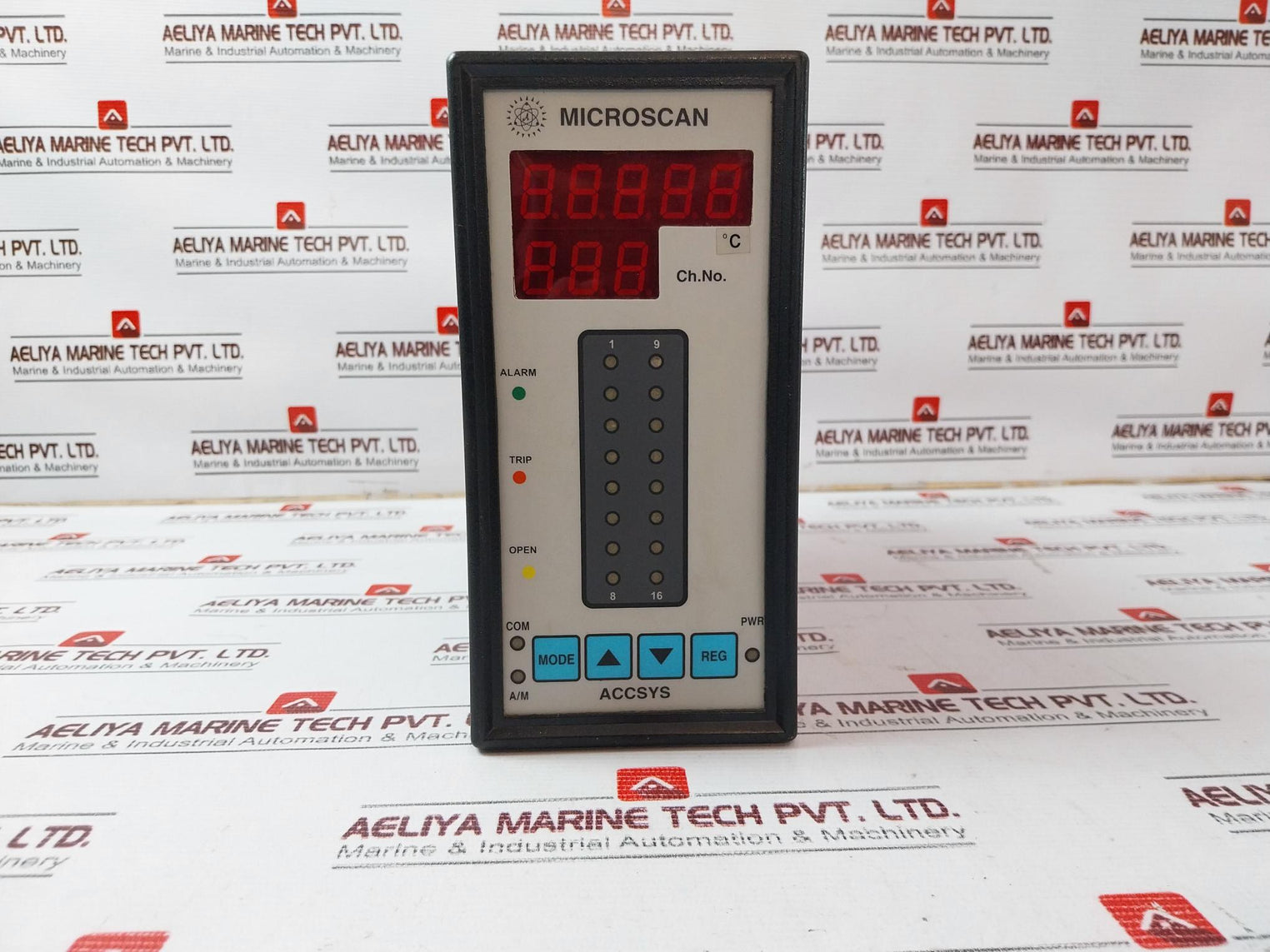 Accsys Microscan-102 Pt100 Temperature Scanner 18-36V