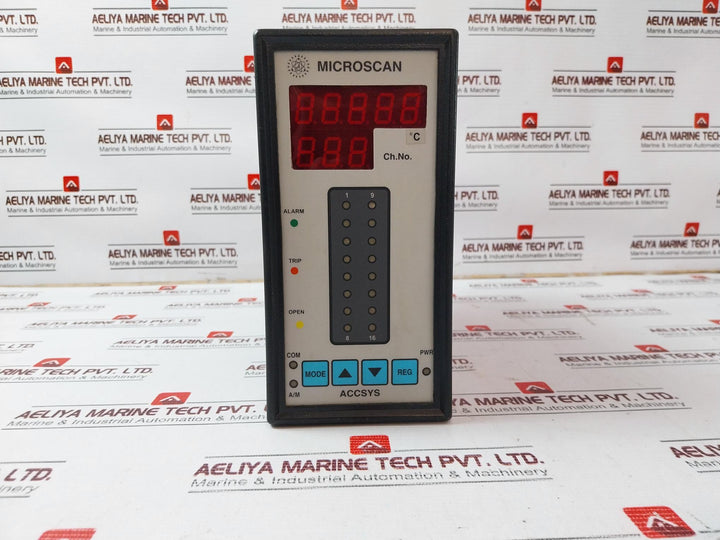 Accsys Microscan-102 Pt100 Temperature Scanner 18-36V