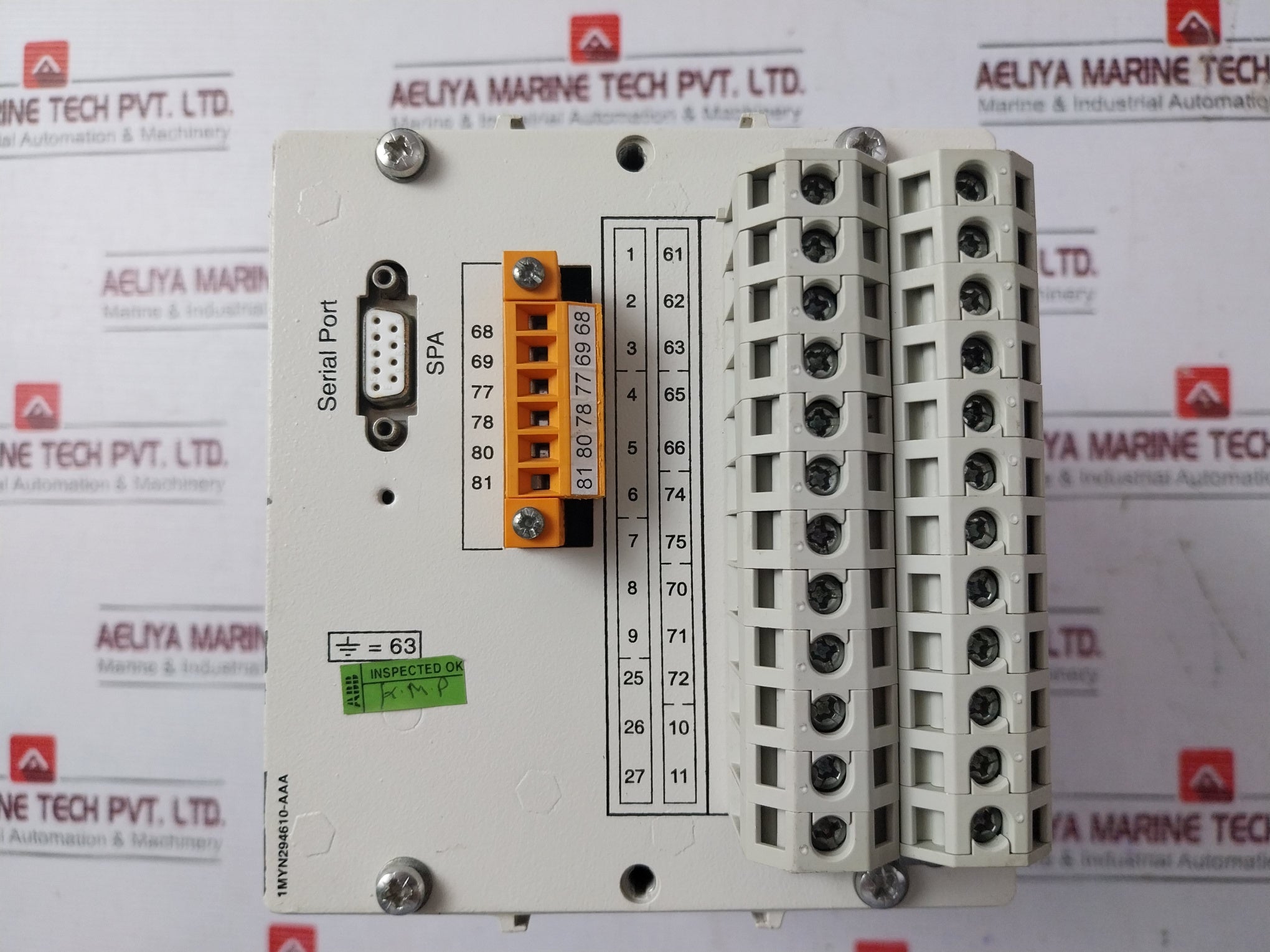 Abb Spam 150 C Motor Protection Relay 1Myn745605-a Sptu 240 R2 80-265Vac/Vdc