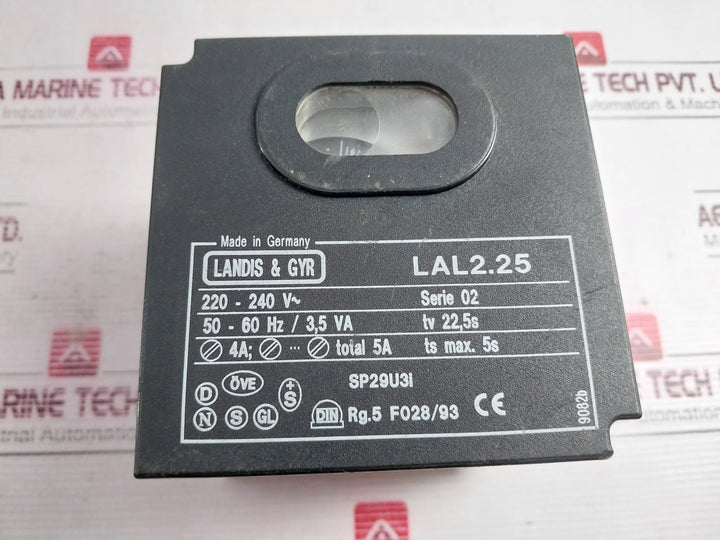 Landis & Gyr Lal2.25 Burner Controller 220-240V 50-60 Hz / 3,5 Va