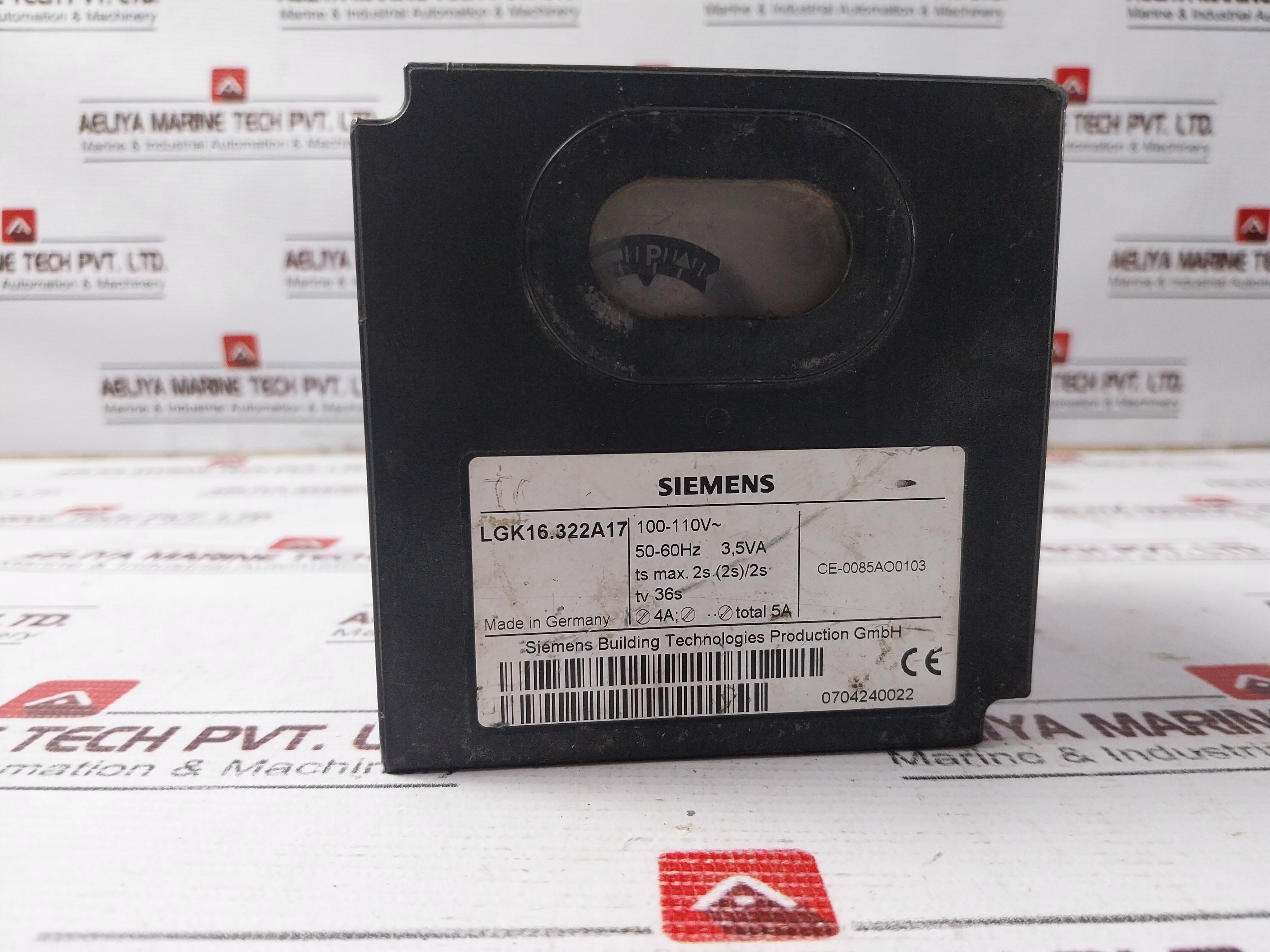 Siemens Lgk16.322A17 Burner Sequence Controller 100-110V 50-60Hz