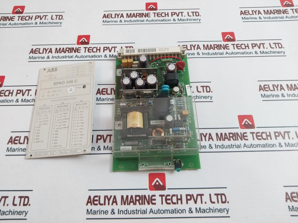 Abb Spad 346 C-fa Microcomputer Protection Device 18…80V 60Hz