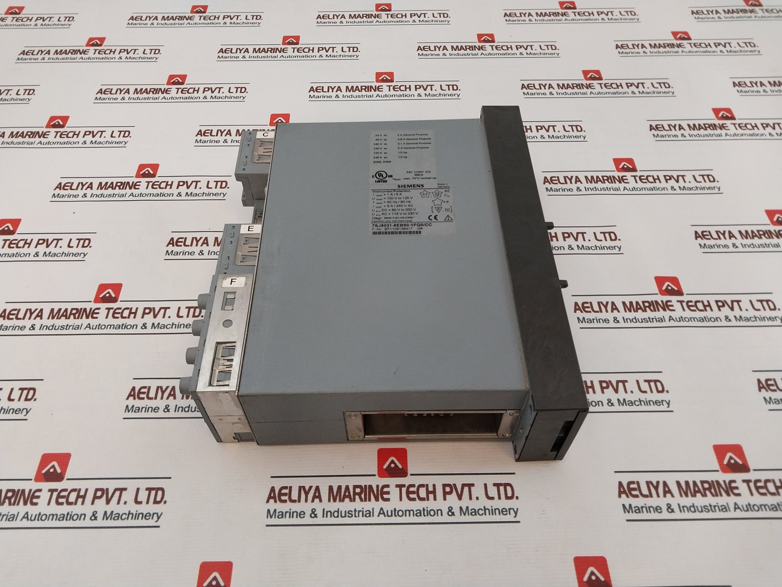 Siemens 7Sj8031-5Eb90-1Fq0/Cc Overcurrent Protection Relay 100V-125V