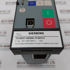 Siemens 7Sj8031-5Eb90-1Fq0/Cc Overcurrent Protection Relay 100V-125V