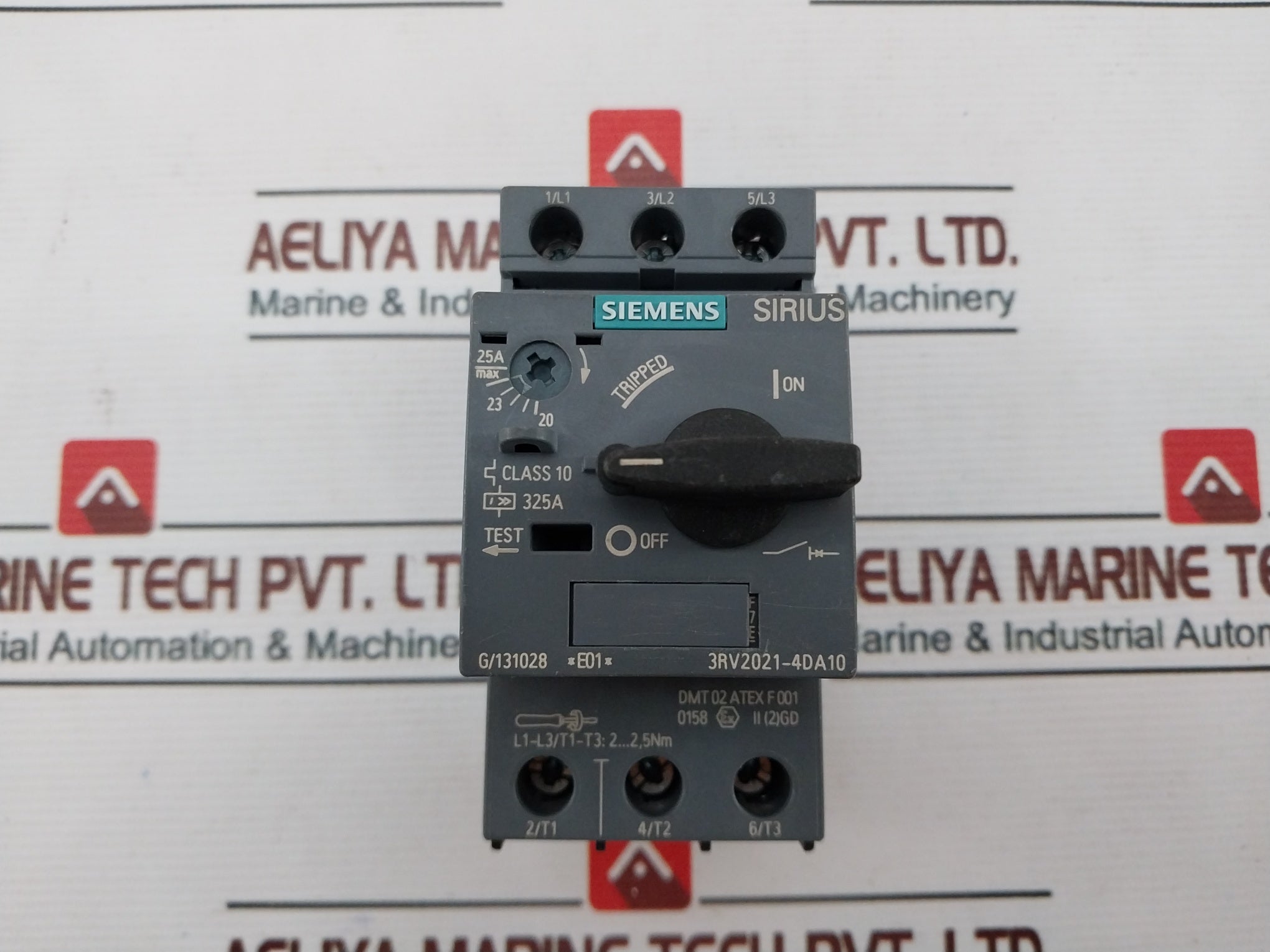 Siemens 3RV2021-4DA10 Motor Protection Circuit Breaker 50/60HZ