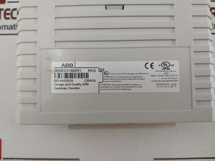 ABB 3BSE041882R1 Communication Interface Module CI840A