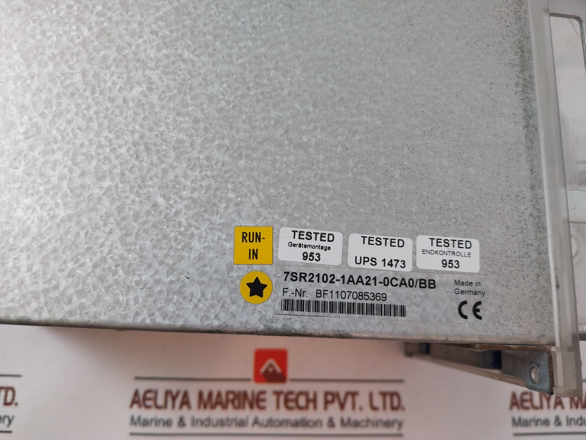 Siemens Argus 7Sr2102-1Aa21-0Ca0/Bb Overcurrent Relay