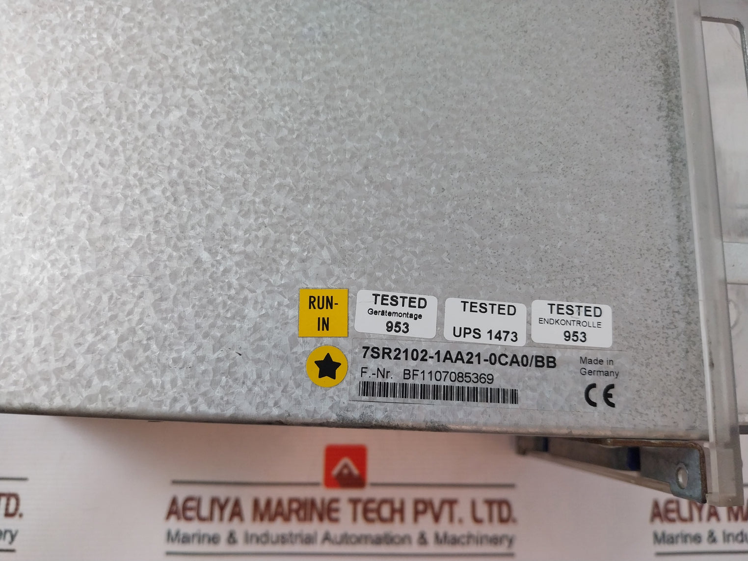 Siemens Argus 7Sr2102-1Aa21-0Ca0/Bb Overcurrent Relay