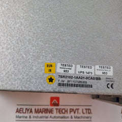 Siemens Argus 7Sr2102-1Aa21-0Ca0/Bb Overcurrent Relay