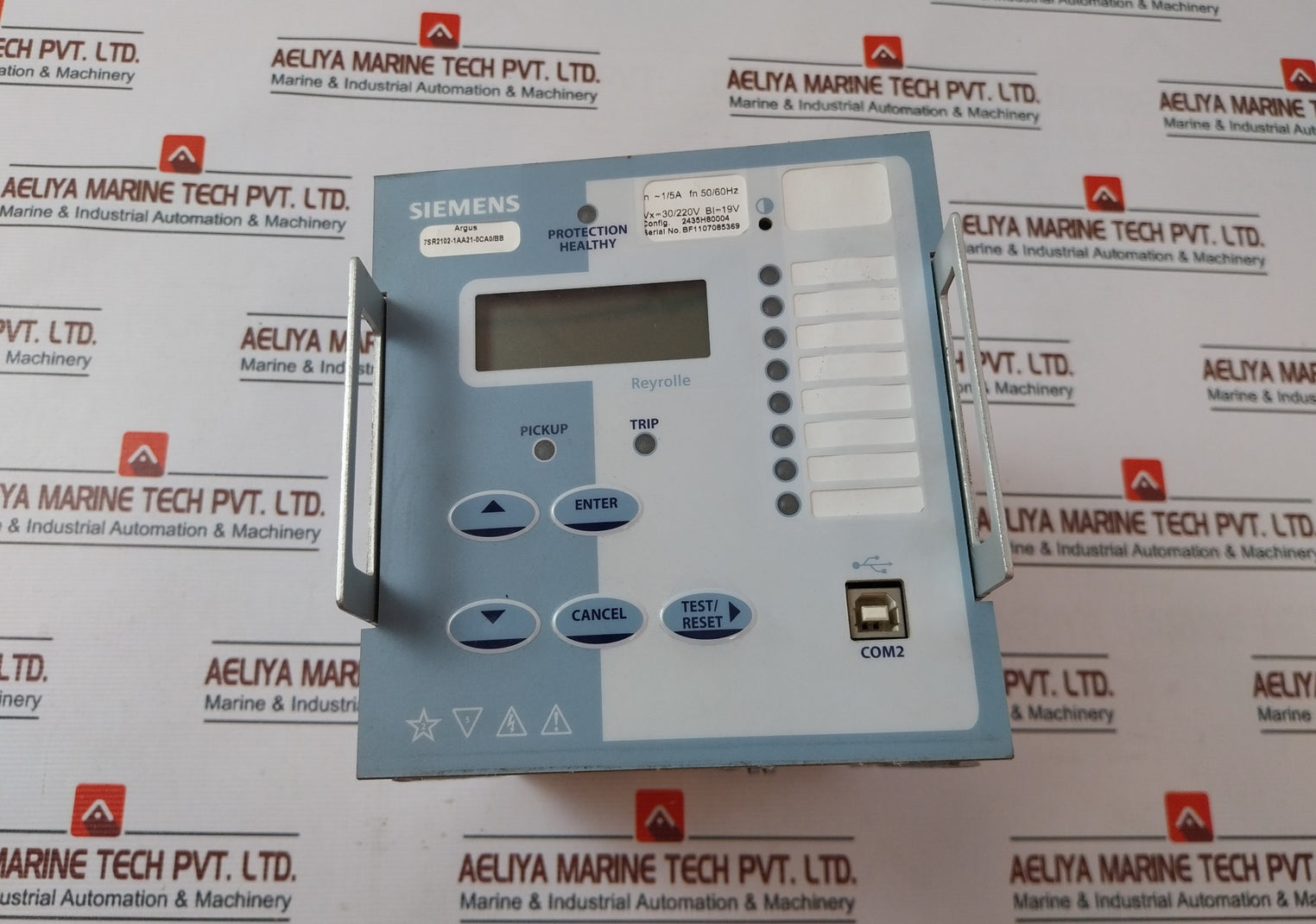 Siemens Argus 7Sr2102-1Aa21-0Ca0/Bb Overcurrent Relay