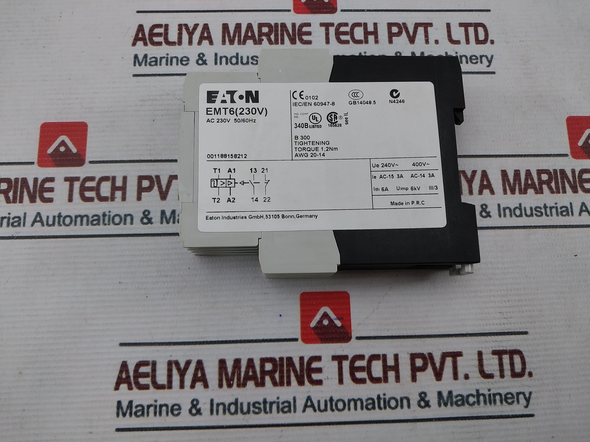 Eaton Emt6 (230V) Overload Relay Ac 230V 50/60Hz
