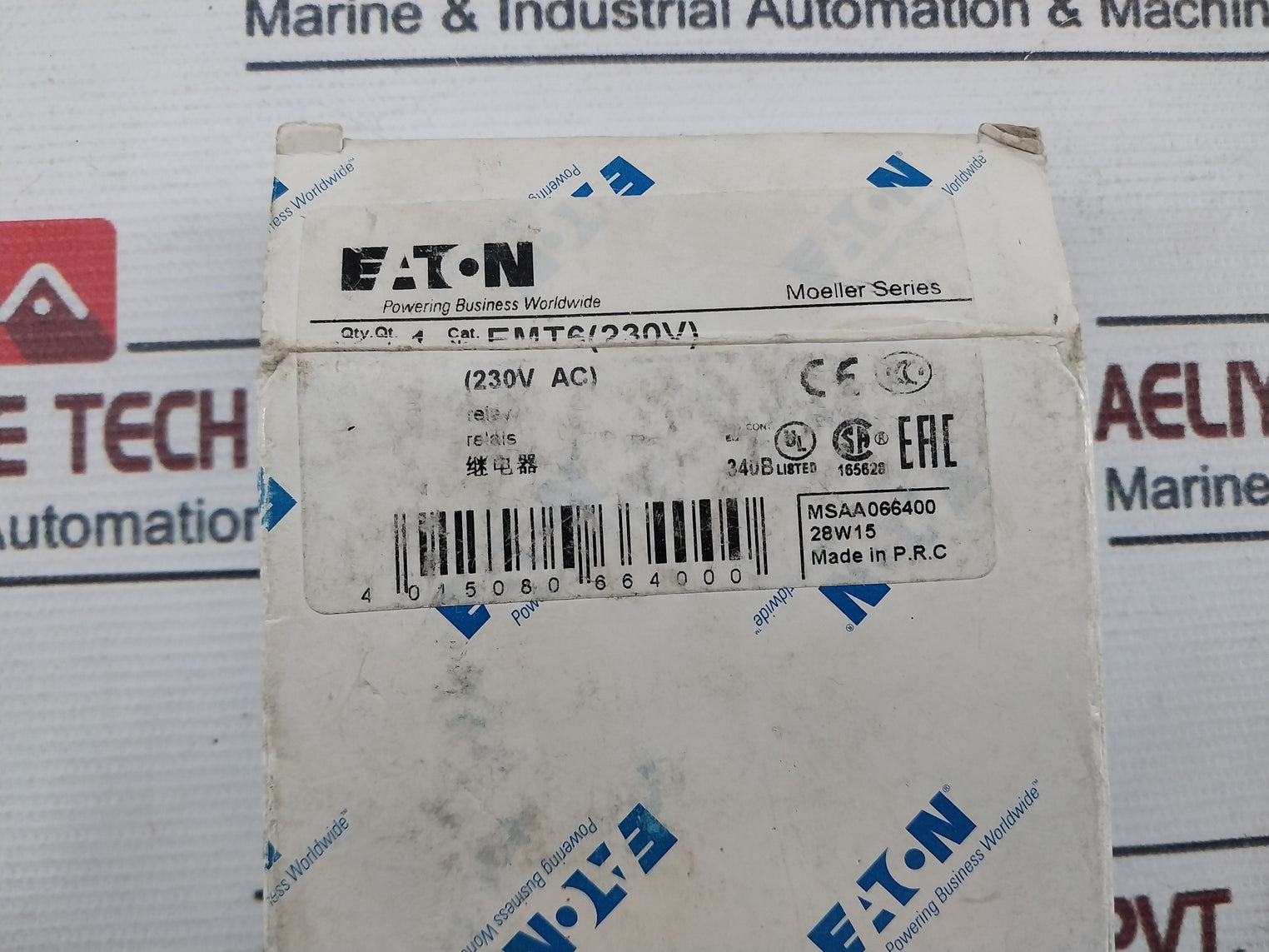 Eaton Emt6 (230V) Overload Relay Ac 230V 50/60Hz
