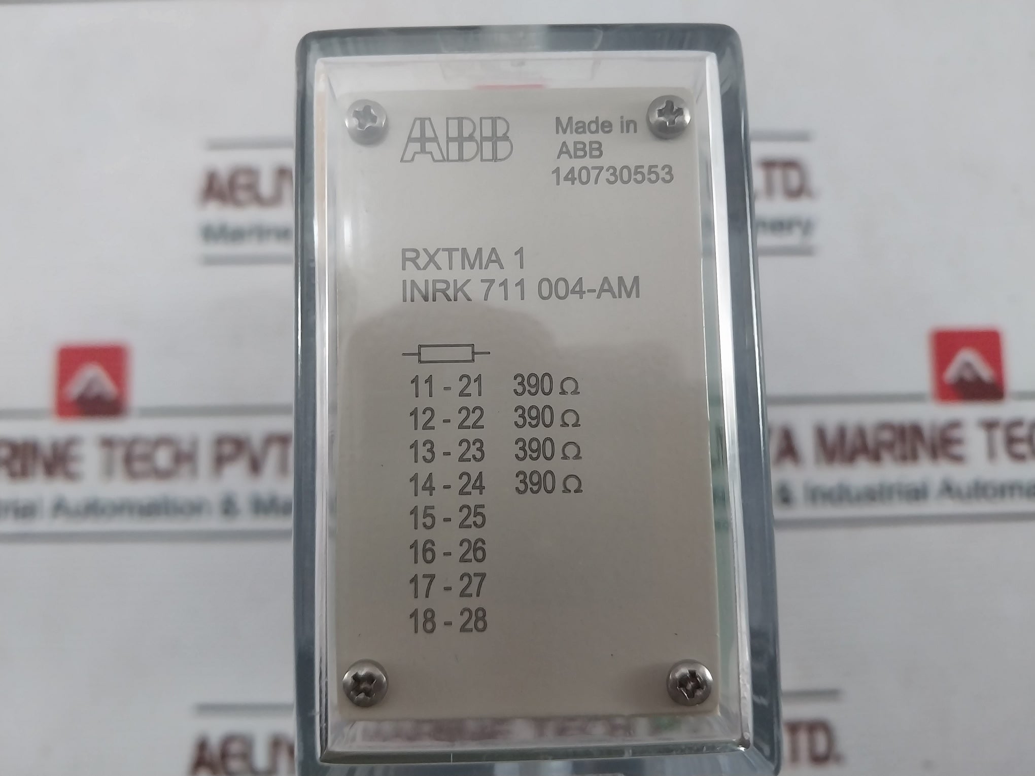 Abb Rxtma 1 Resistor Unit For Rxmvb4 Trip Relay