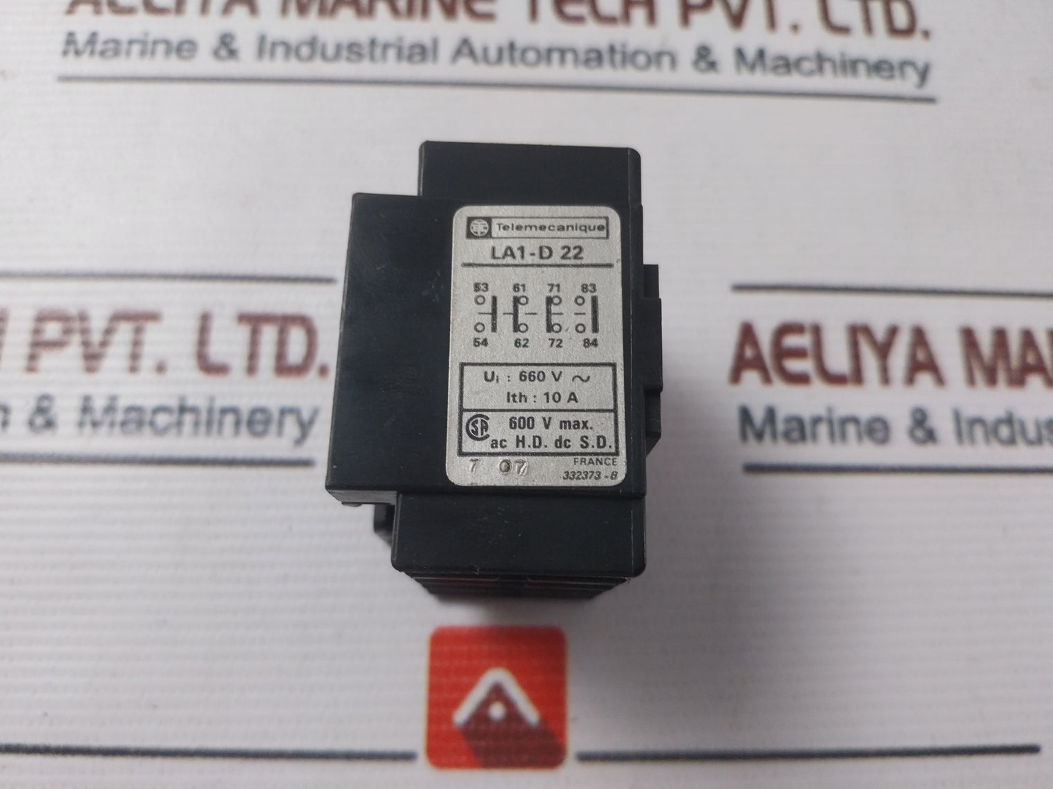 Telemecanique La1-d 22 Auxiliary Contactor 660V 10A