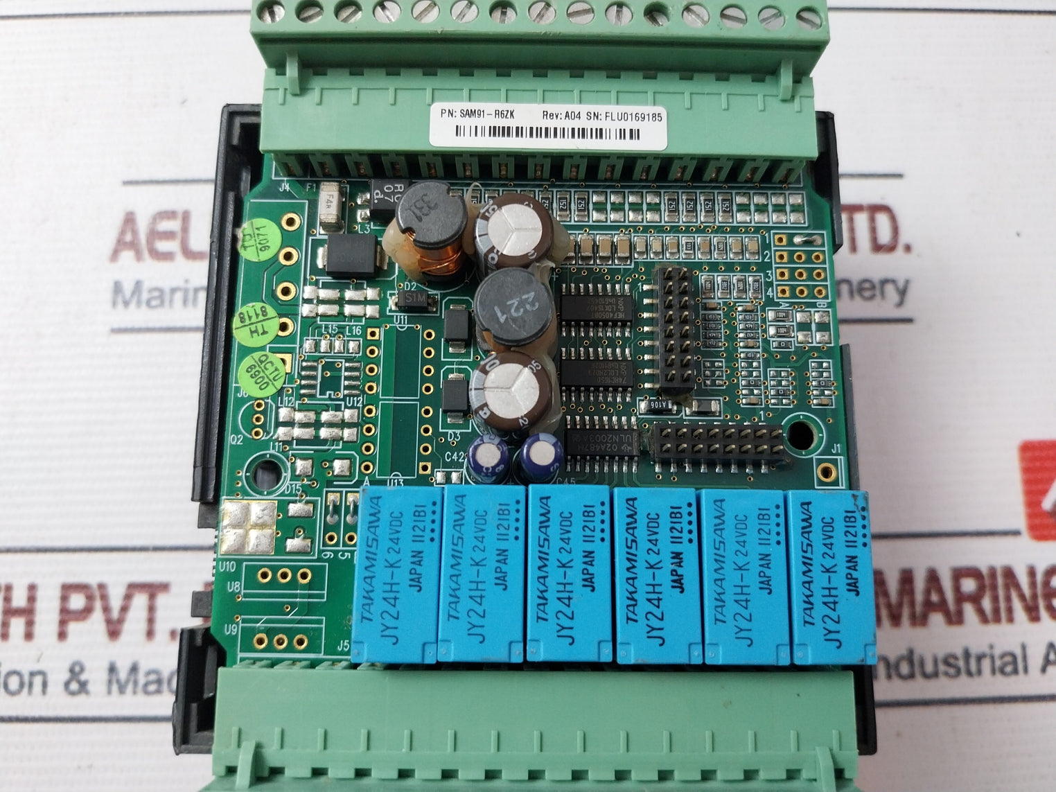 Unitronics M91-t4-r6-zk1 I/O Expansion Port 6 X Dc 24V ( Not Working )