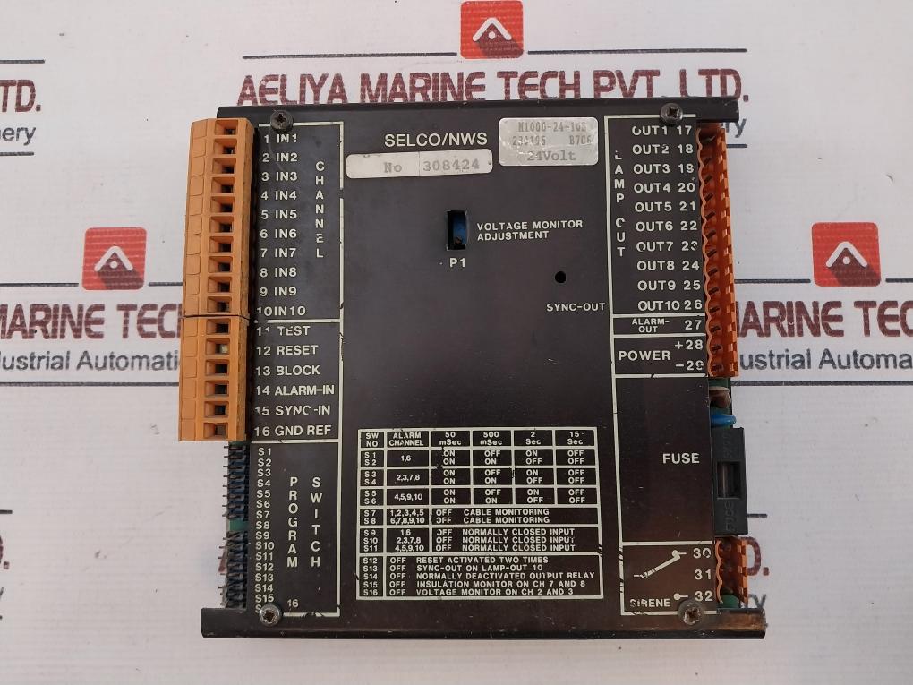 Selco M1000-24-10S Alarm Panel 24Volt