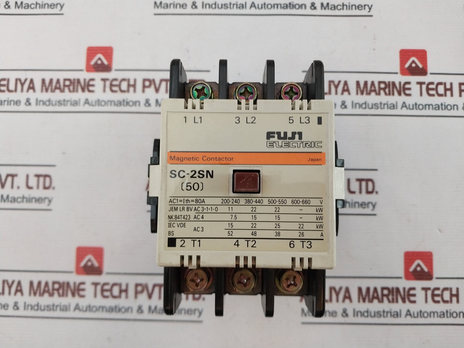 Fuji Electric Sc-2Sn [50] Magnetic Contactor 100-110V 60Hz