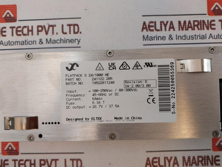 Eltek 241122.205 High Efficiency Power Module 37.5A 100-250Vac 45-66Hz