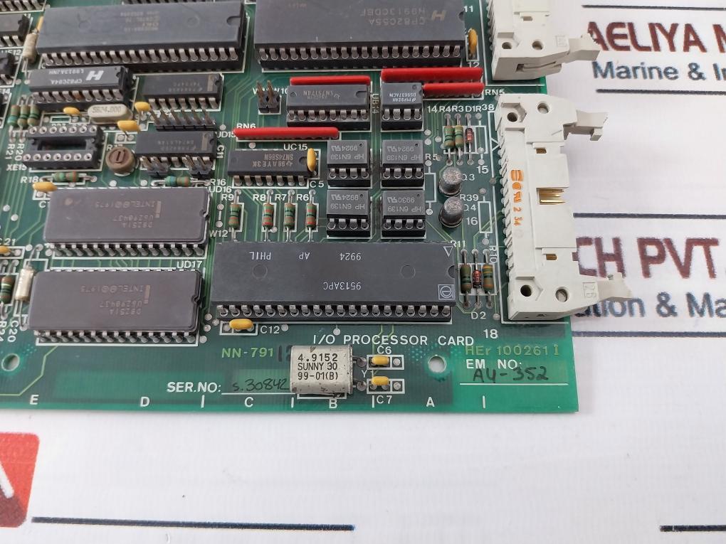 Norcontrol Nn-791.12 I/O Processor Card Her 100261 I