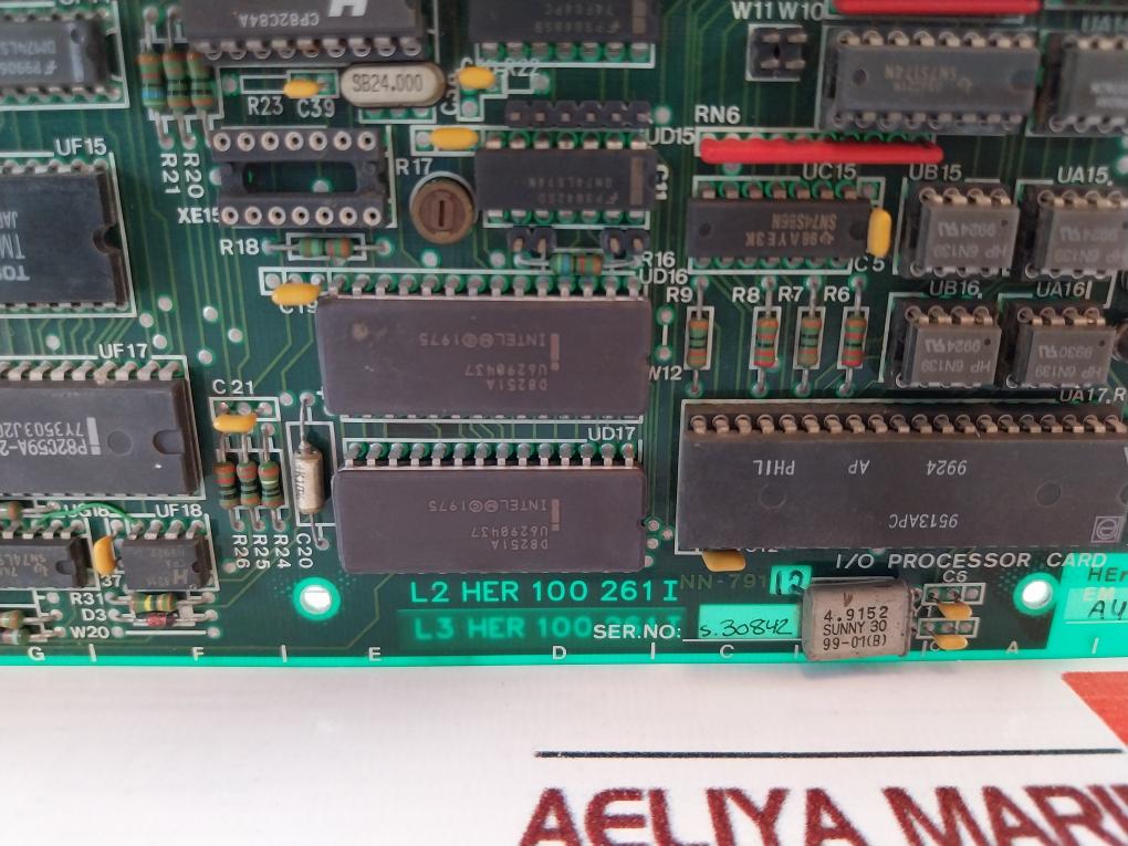 Norcontrol Nn-791.12 I/O Processor Card Her 100261 I