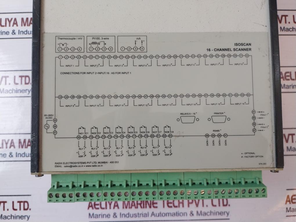 Radix Isoscan-v 16-channel Scanner 110V