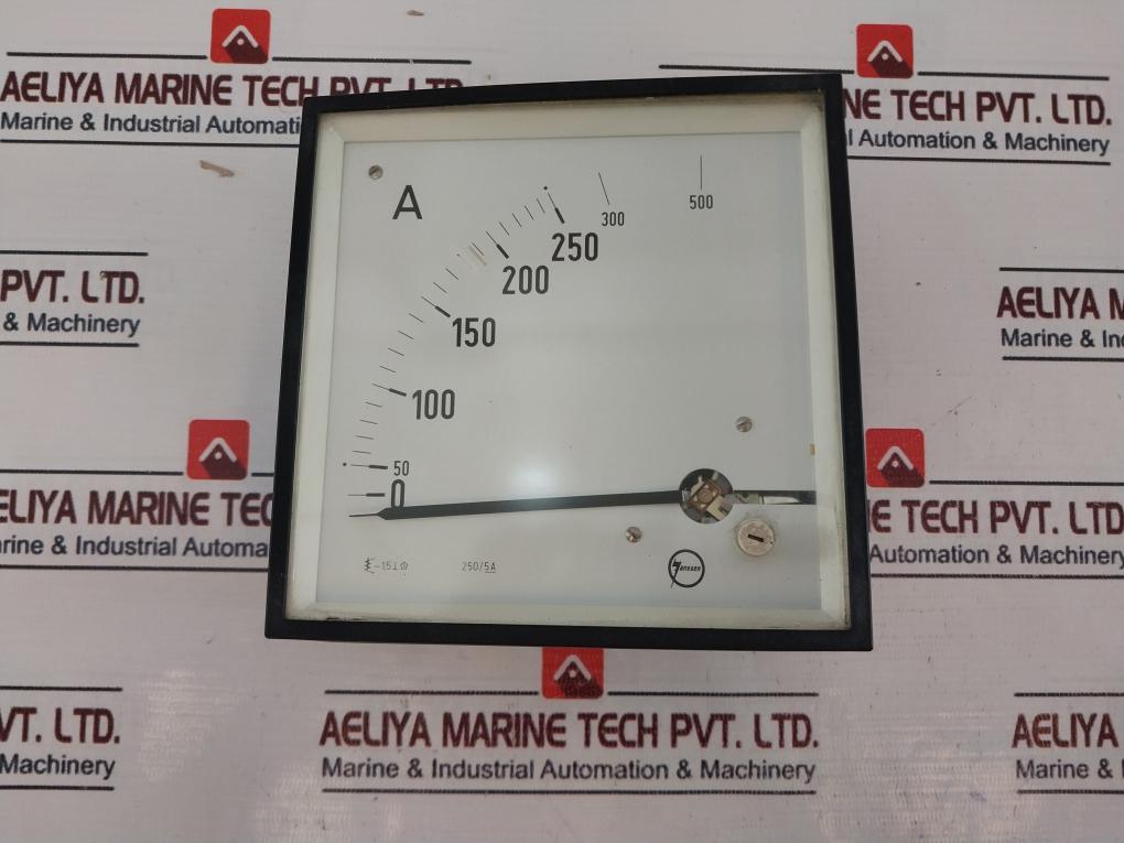 Janssen 250/5A Ammeter 0-250/500A