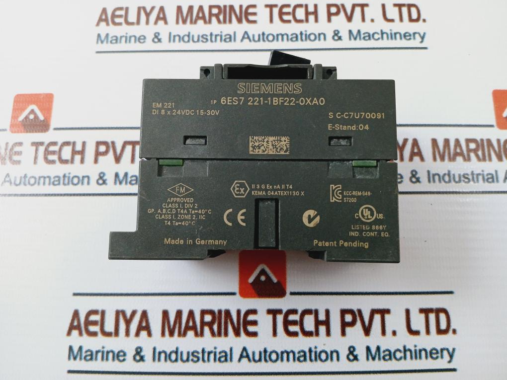 Siemens Em 221 6Es7 221-1Bf22-0Xa0 Input Module