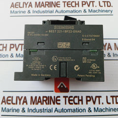 Siemens Em 221 6Es7 221-1Bf22-0Xa0 Input Module