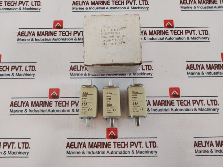 E.I.A Nt00 Nh00 Fuselink 25A 500V~120Ka