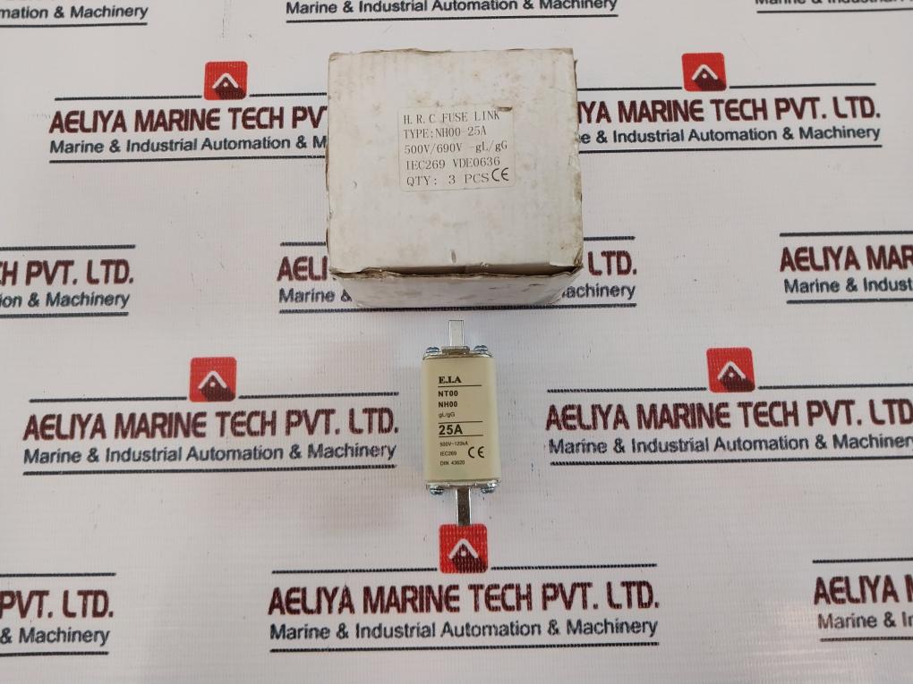 E.I.A Nt00 Nh00 Fuselink 25A 500V~120Ka