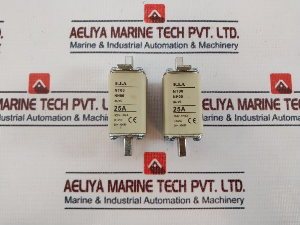 E.I.A Nt00 Nh00 Fuselink 25A 500V~120Ka