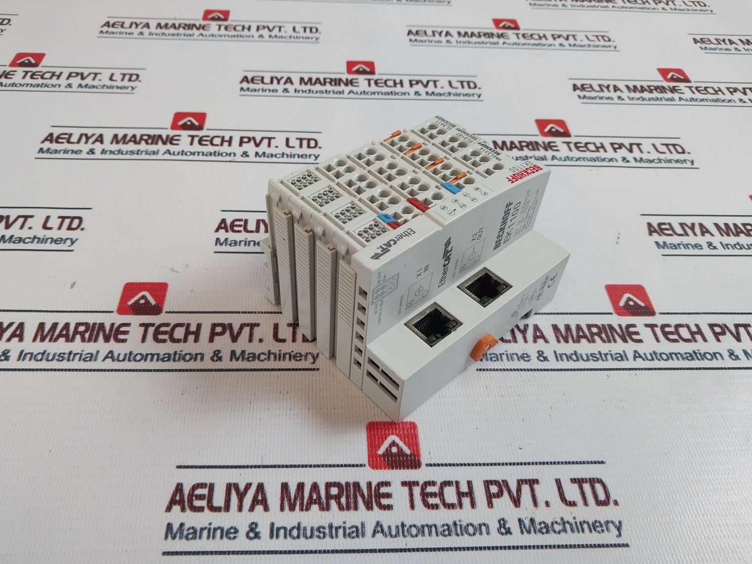 Beckhoff Ek1100 Ethercat Coupler W/ Terminal Modules El3314,El9187,El3311,El9011