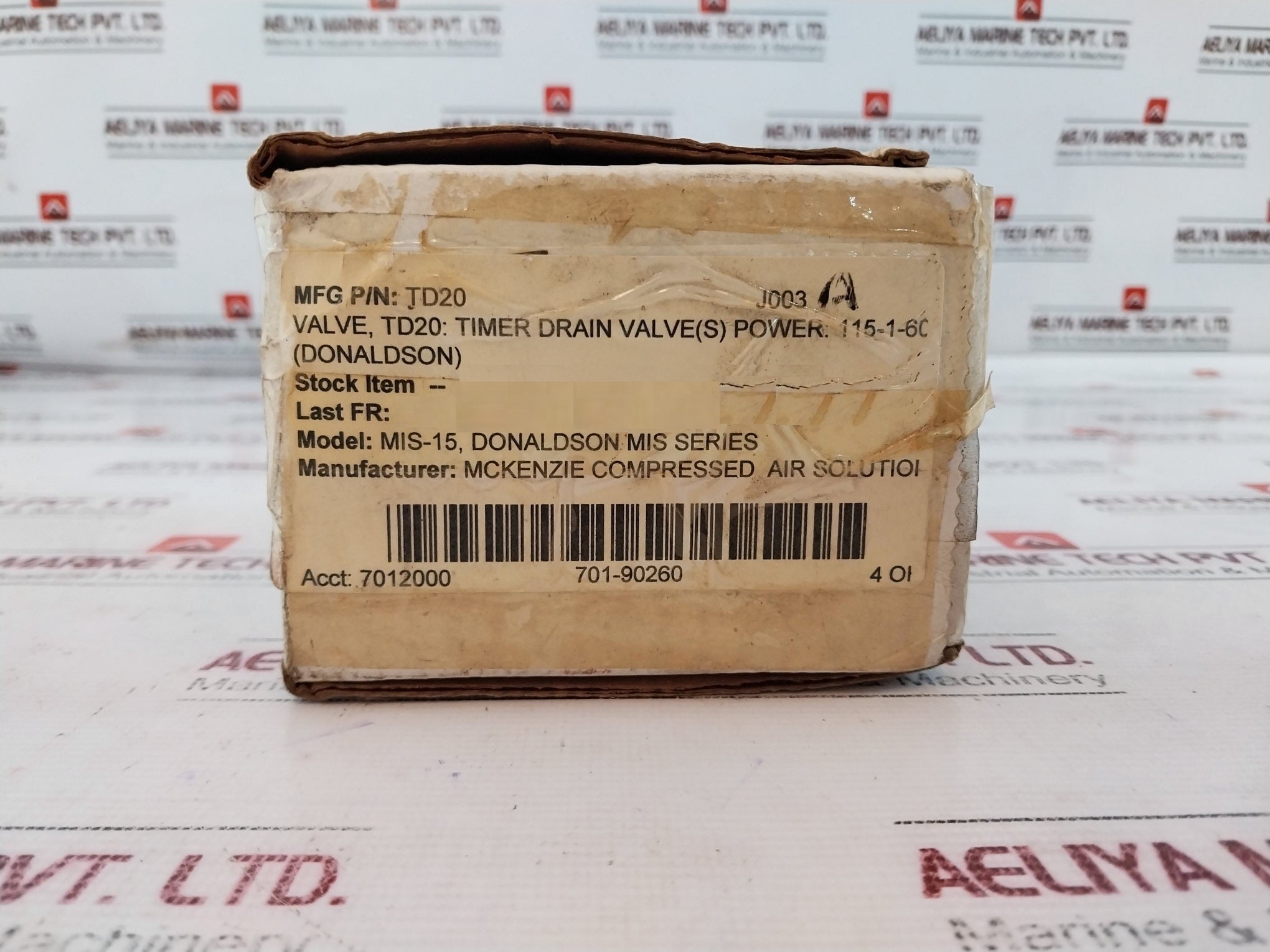 Jorc 2623 Timer Drain Valve 24-240V Ac/Dc 50/60Hz 115V Ac