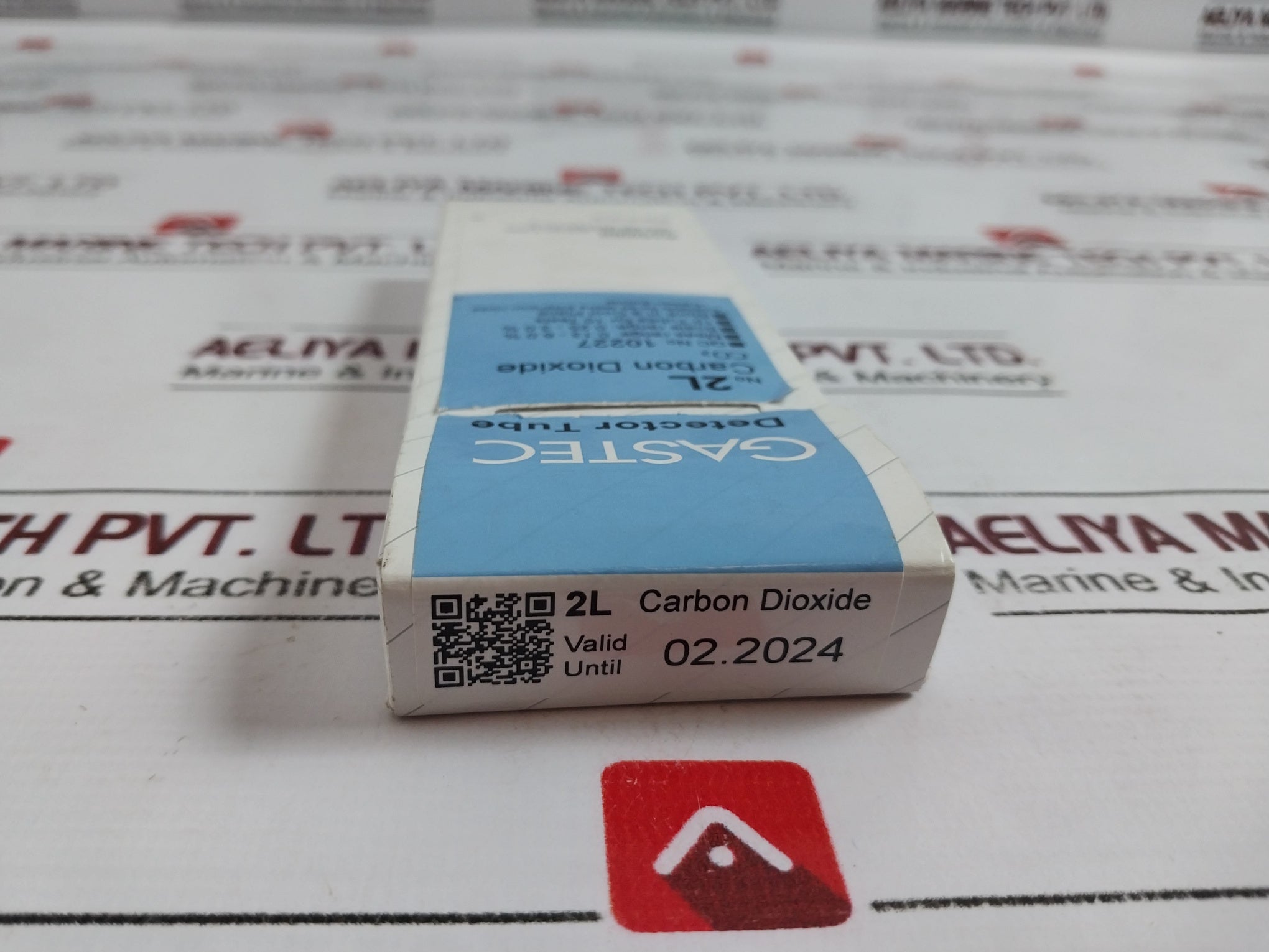 Gastec 2L Carbon Dioxide Detector Tube Measuring Range 0.13-6.0 Scale Range: 0.25-3.0 Gastec