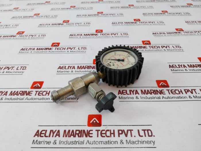 Fimet En 837-1 Tyre Tire Pressure Measure Gauge Black For Truck 0-400 Bar