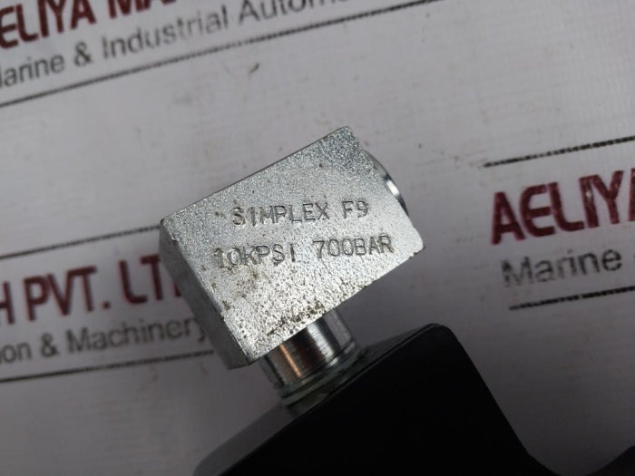 Simplex 43540Ss Dump Valve Assembly 10K Psi 700Bar