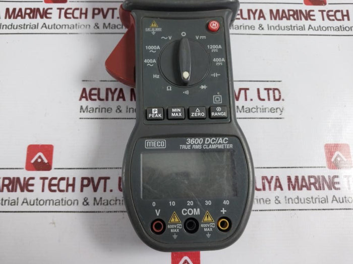 Meco 3600 Dc/Ac Digital True Rms Clamp Meter