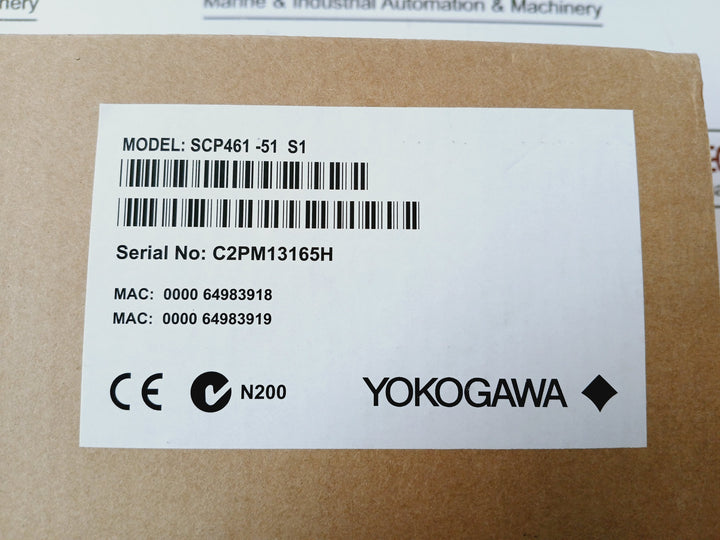 Yokogawa Scp461-51 S1 Processor Module