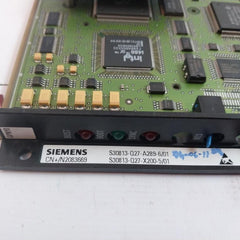 Siemens S30813-q27-a289-6/01 Printed Circuit Board Card V24, S30813-q42-x100-4/01