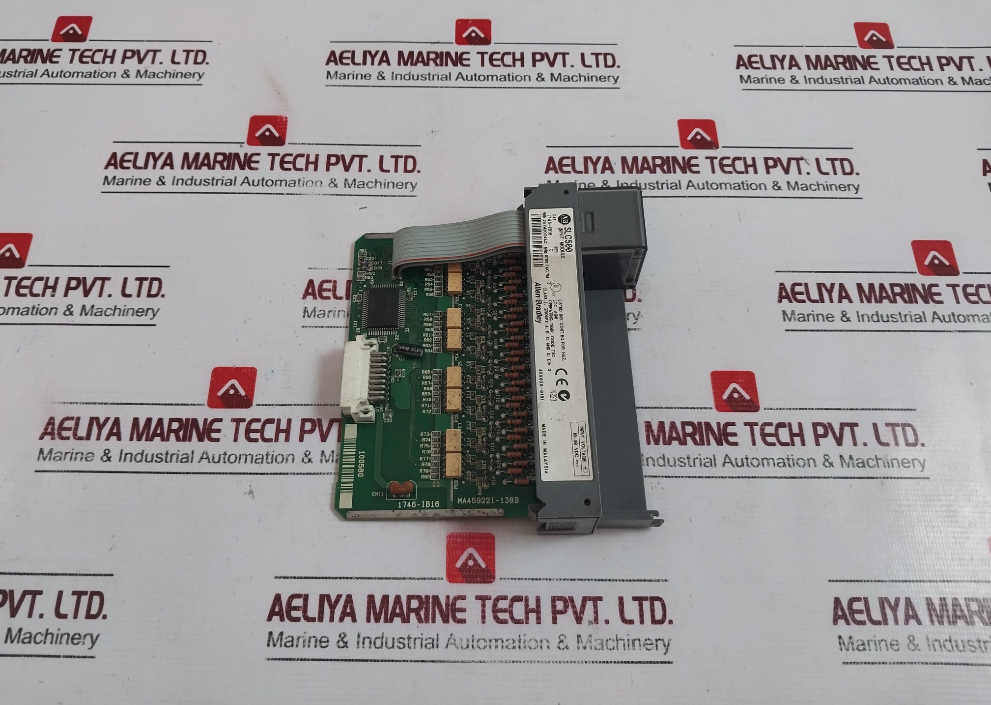 Allen-bradley 1746-ib16 Dc-sink Input Module Slc500 Ser C 10-30 Vdc 7M