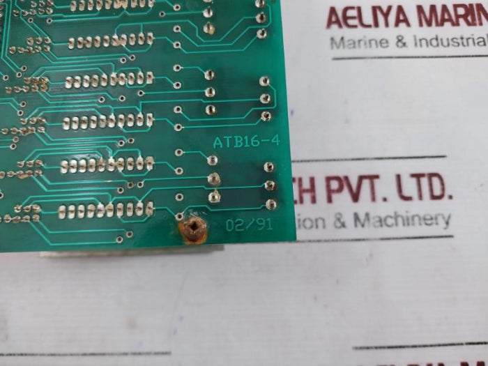 Lyngso-valmet Marine Atb16-4 16 Channel Relay Card Controller Board Module 02/91