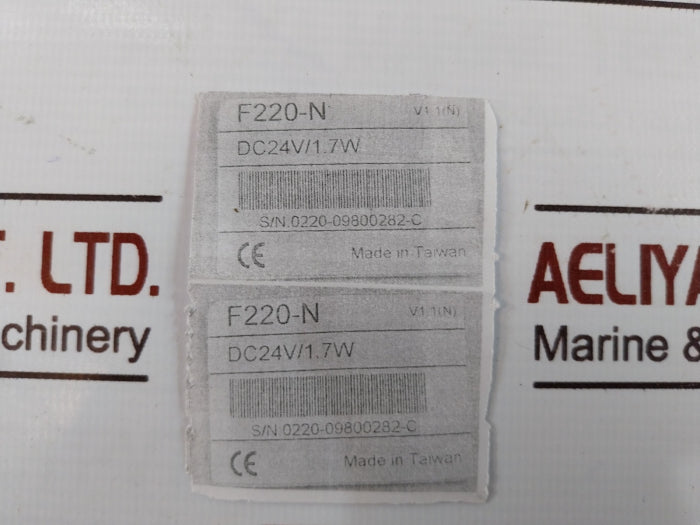 F220-n Dc24V/1.7W Smart Face V1.1