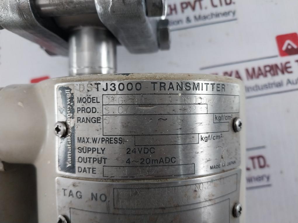 Yamatake-honeywell Dstj3000 Pressure Transmitter Jtg240-a1Q-00000-x-xx